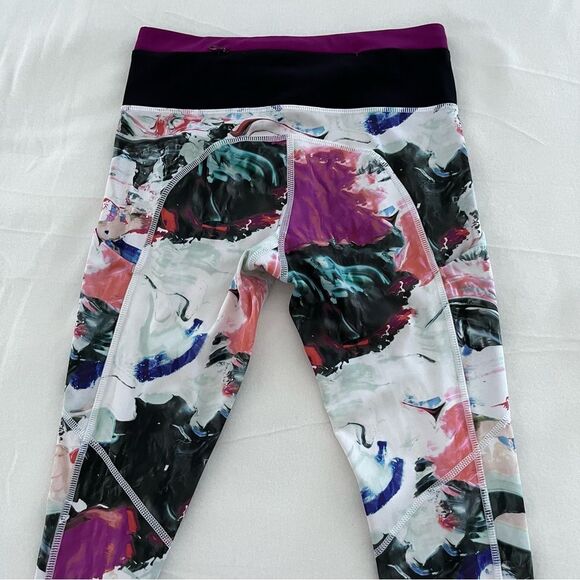 NWOT Lululemon Speed Tight III Luxtreme Pigment Wave Print Leggings, Size 2 - Picture 7 of 11
